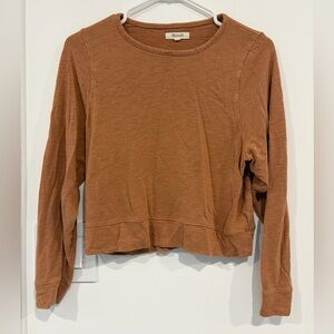 Madewell Terracotta Knit Top